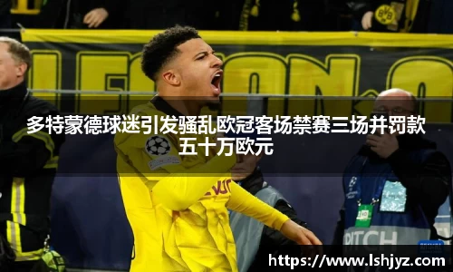 多特蒙德球迷引发骚乱欧冠客场禁赛三场并罚款五十万欧元